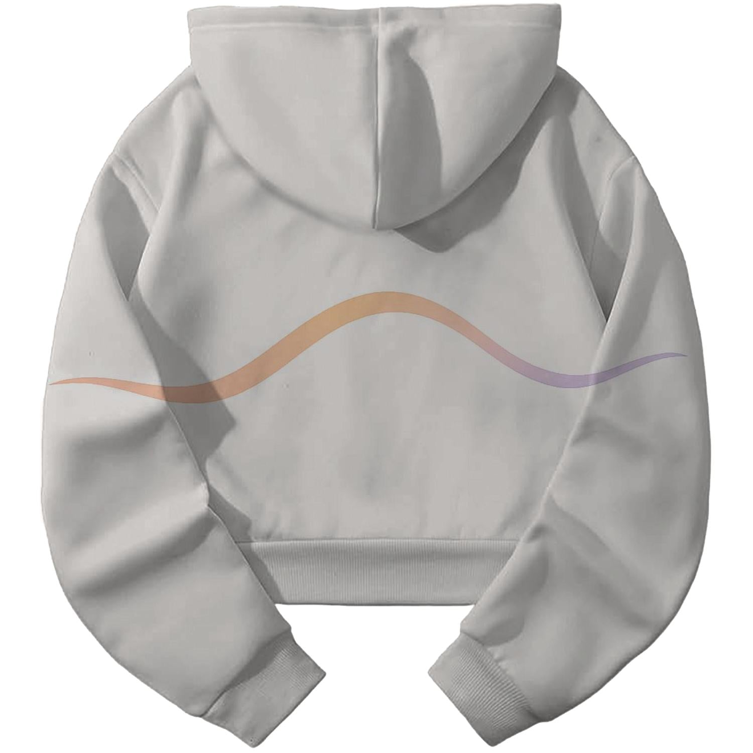 Single Stroke Horizon Cropped Hoodie