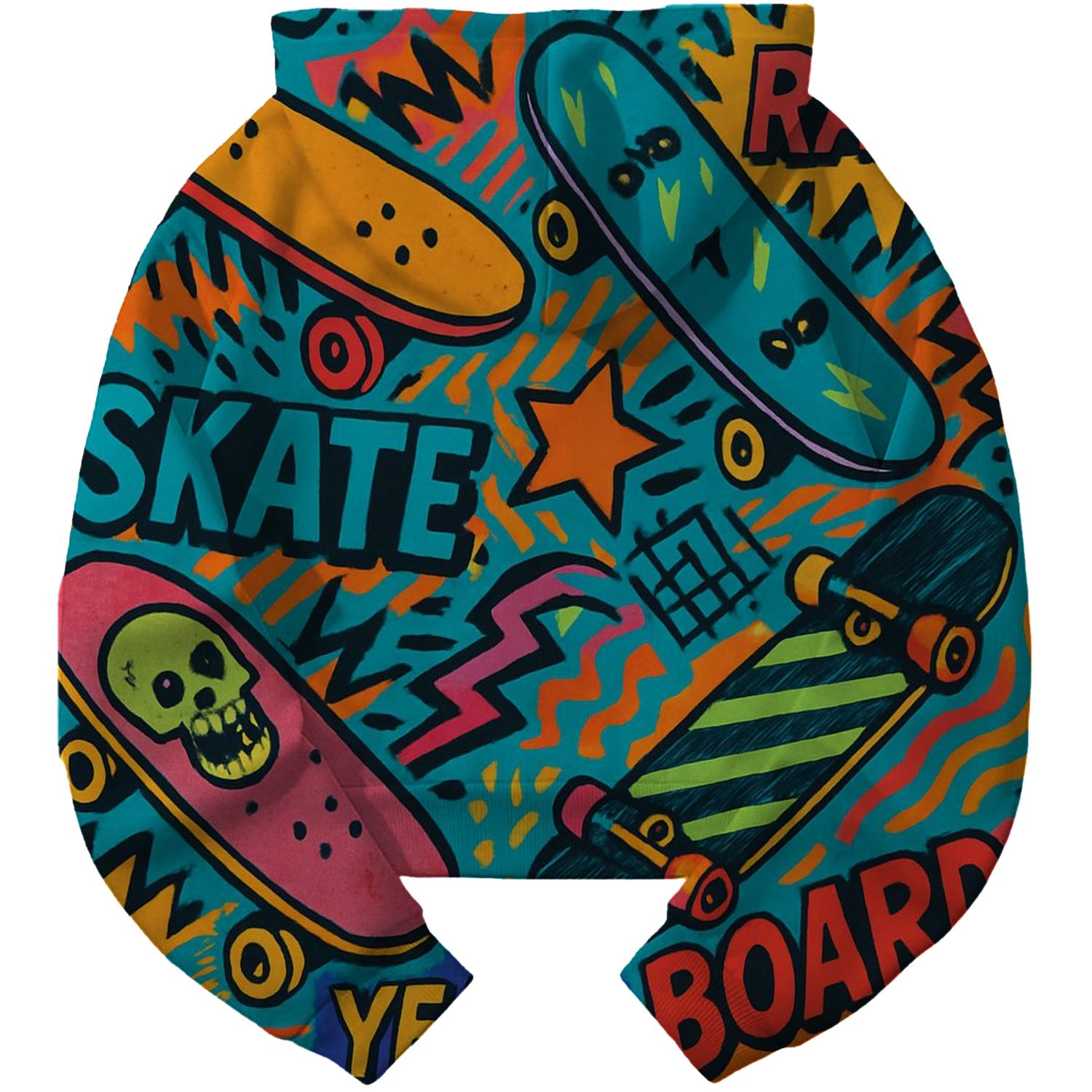 Radical Skate Culture Cropped Hoodie