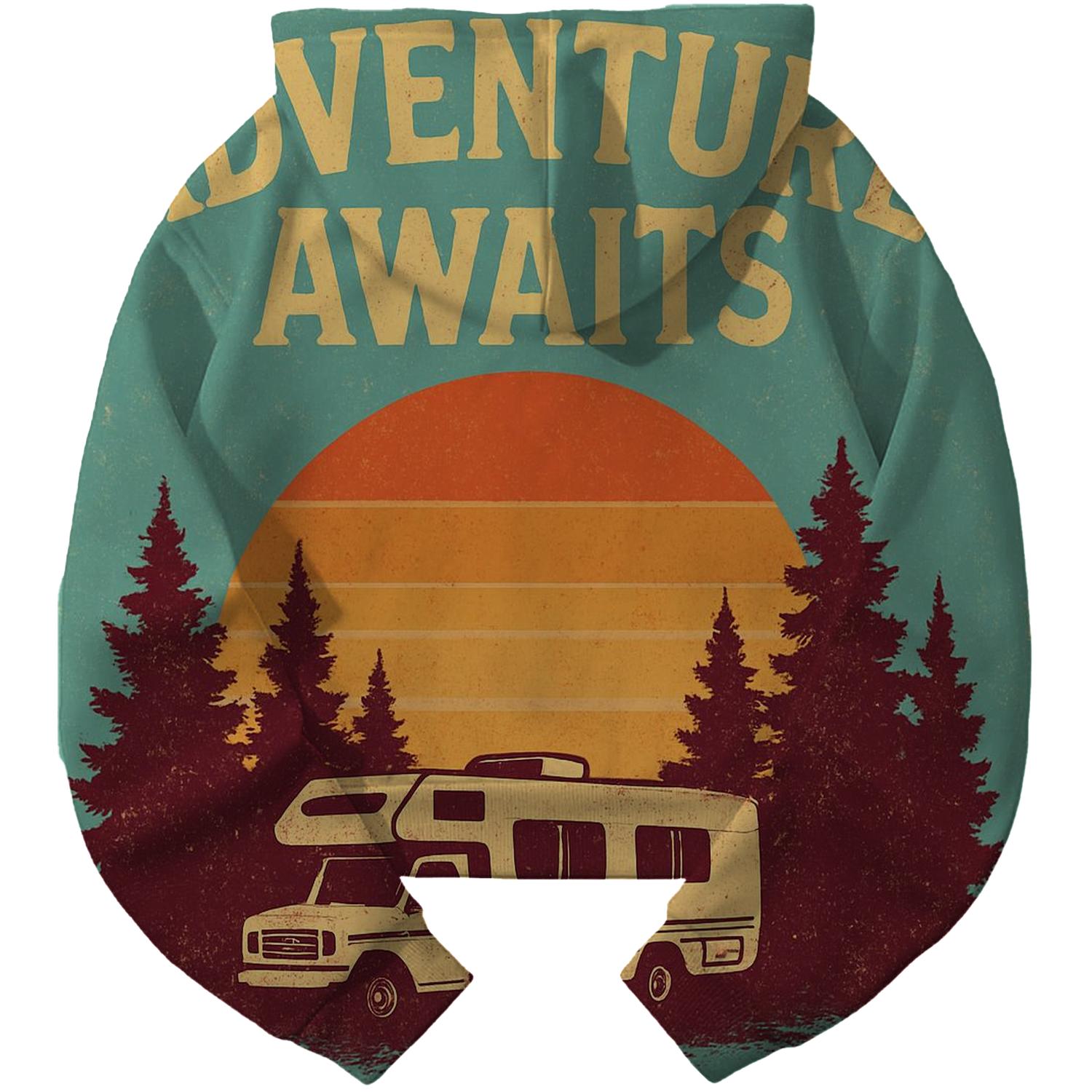 Retro Camper Roadtrip Hoodie