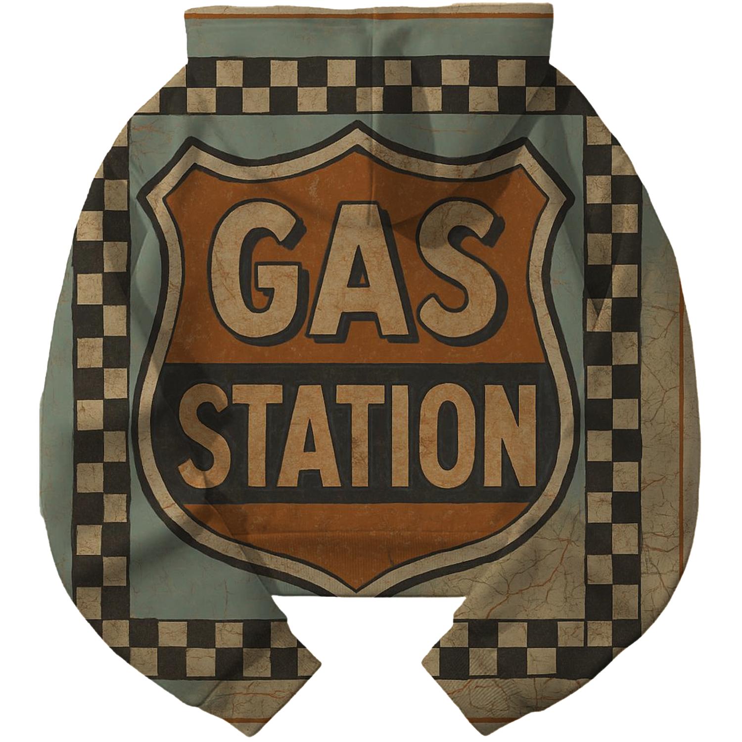 Vintage Americana Gas Station Hoodie