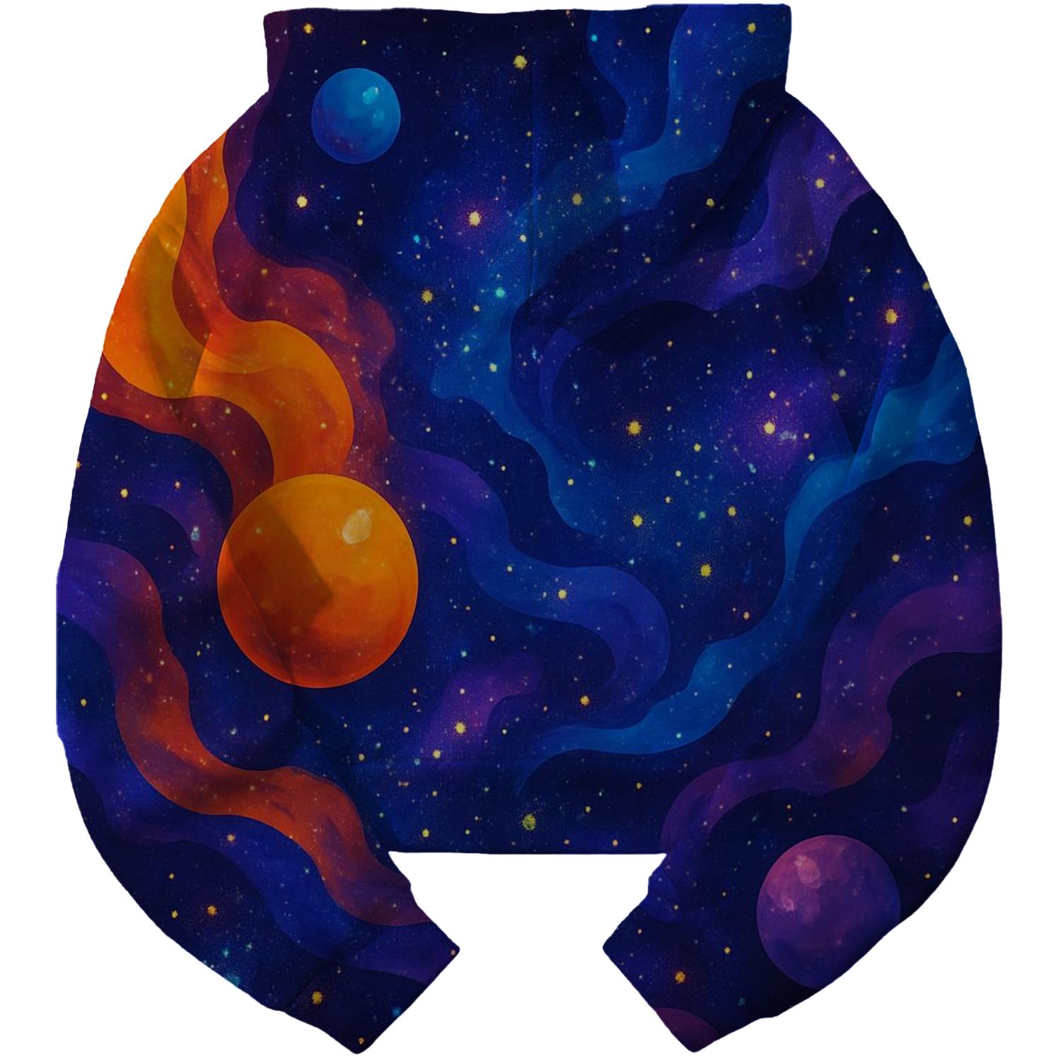Cosmic Dreamweaver Cropped Hoodie