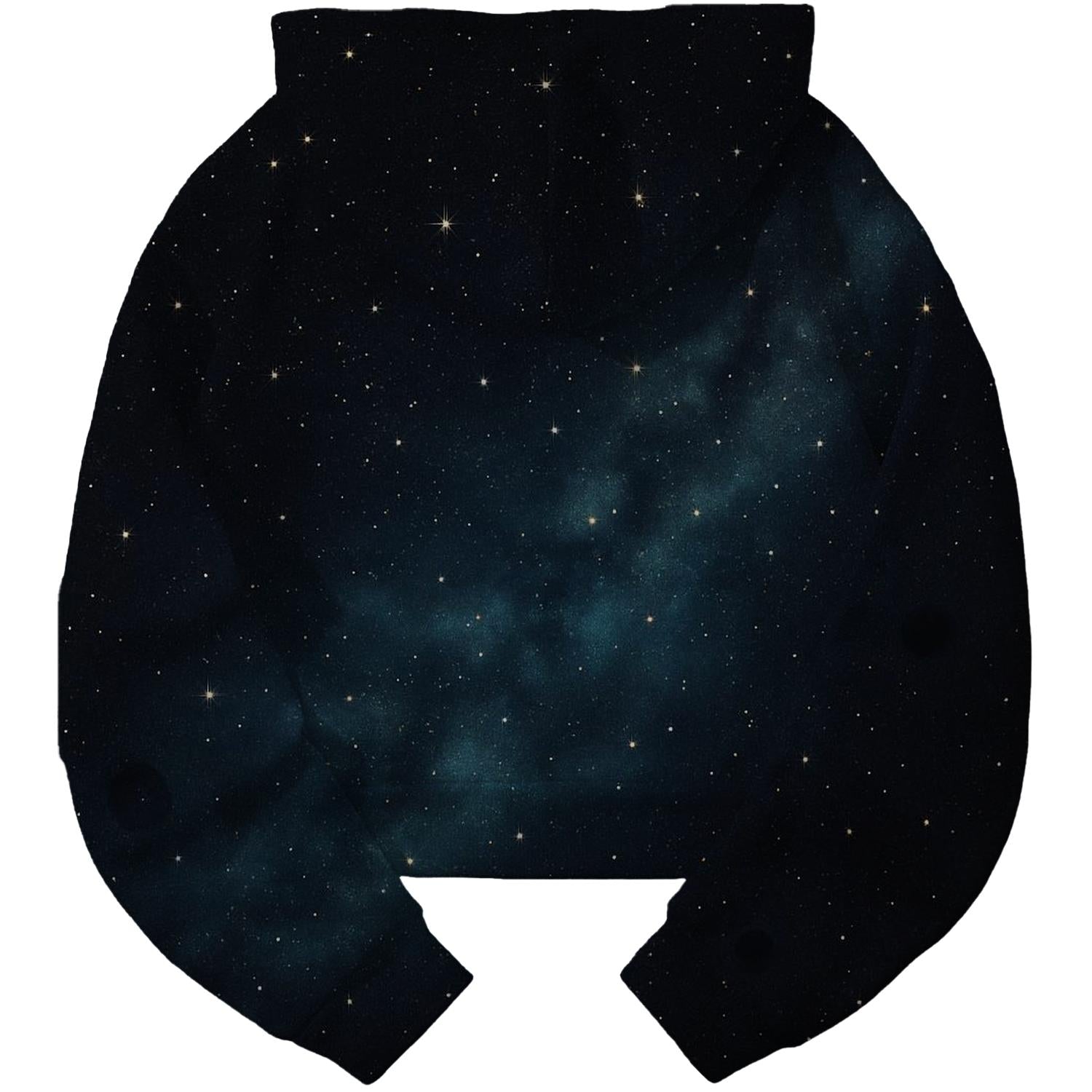 Starlit Dreamscape Cropped Hoodie