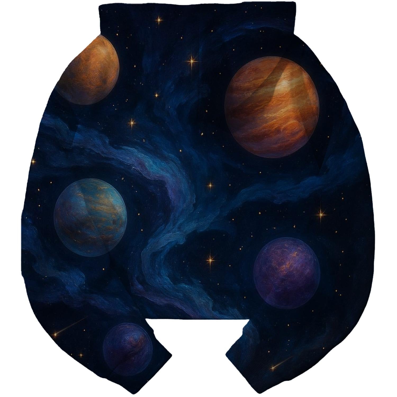 Celestial Dance Cropped Hoodie
