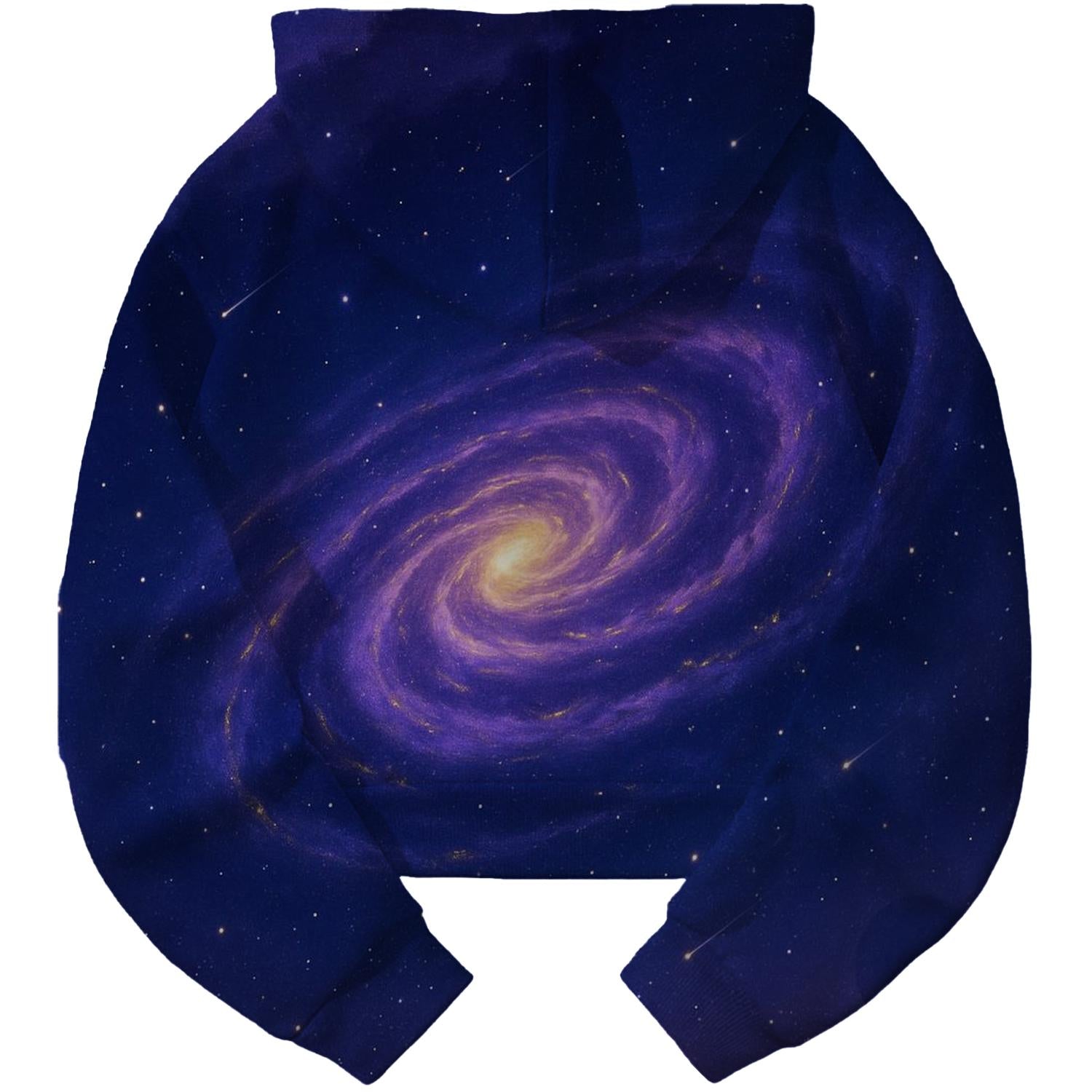 Galactic Tapestry Cropped Hoodie