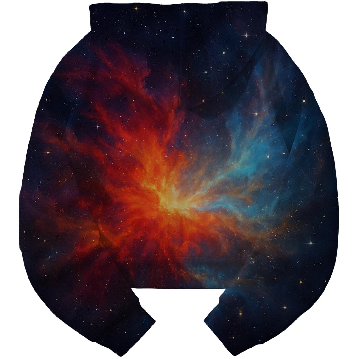 Nebula Twilight Cropped Hoodie