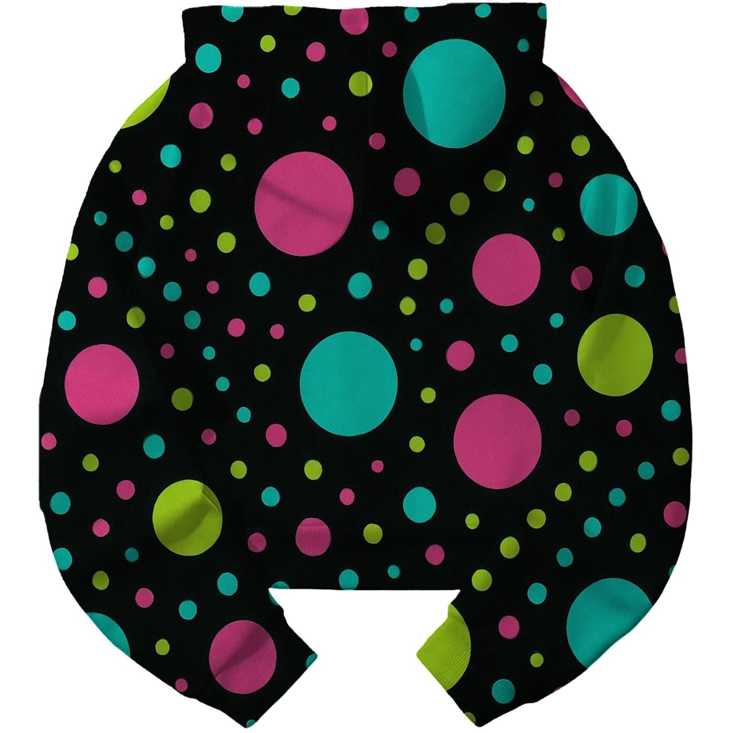 Electric Dots Cropped Hoodie