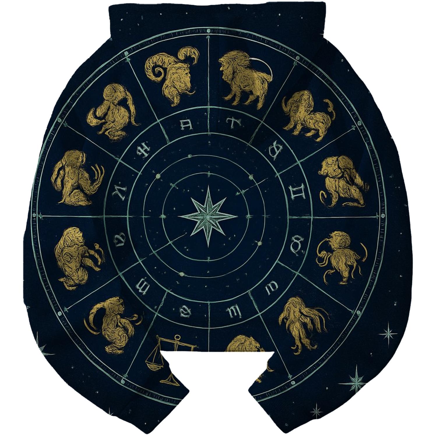 Cosmic Zodiac Wheel Hoodie