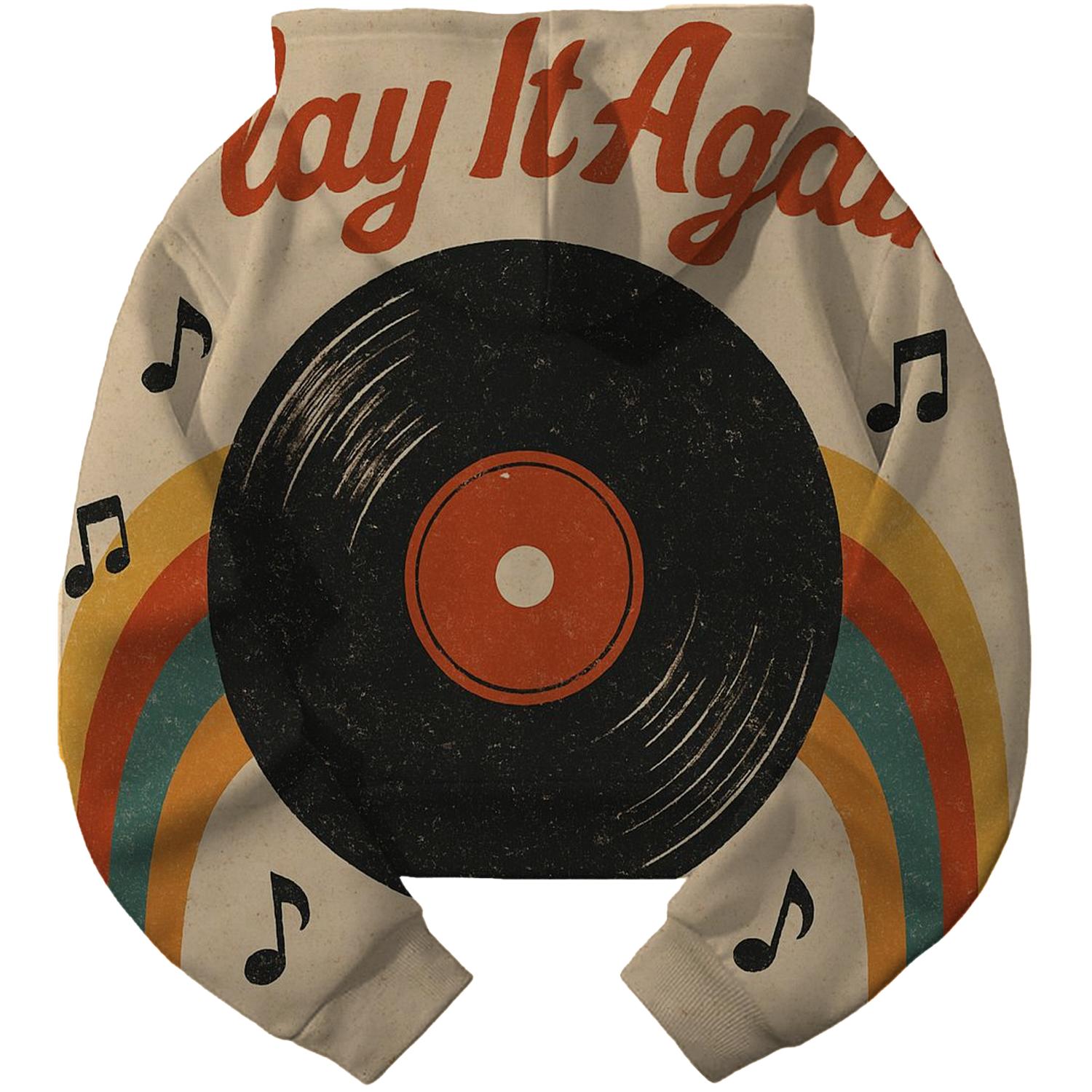 Vintage Vinyl Revival Hoodie