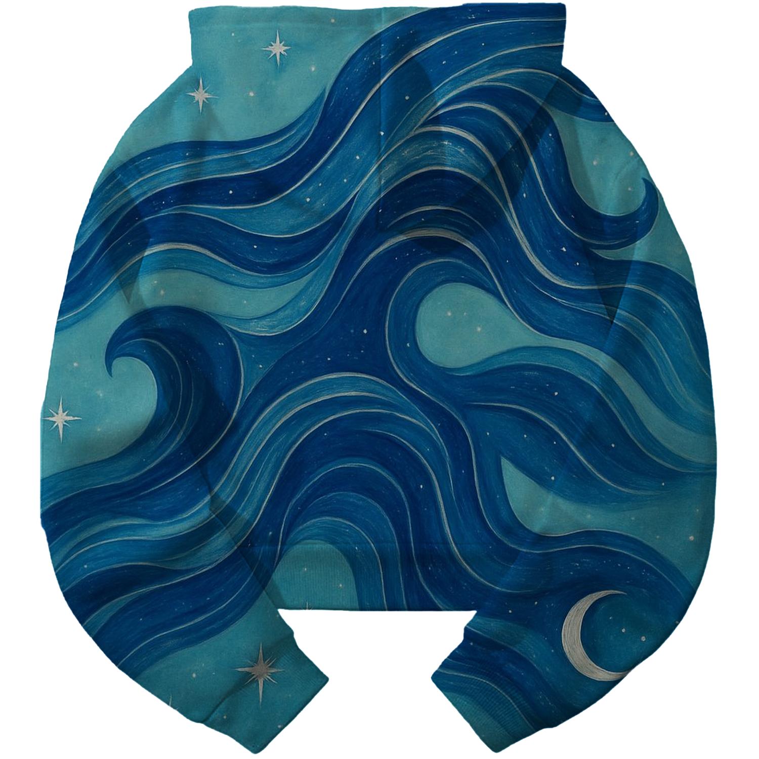 Aquarius Wave of Stars Hoodie