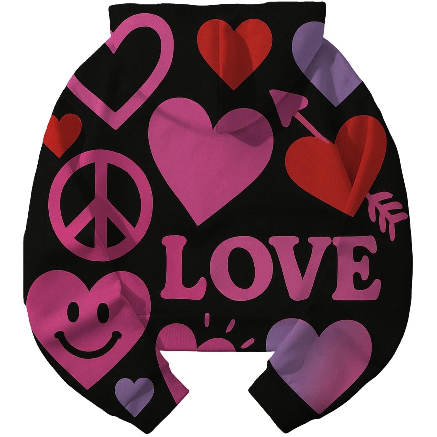 Electric Love Cropped Hoodie