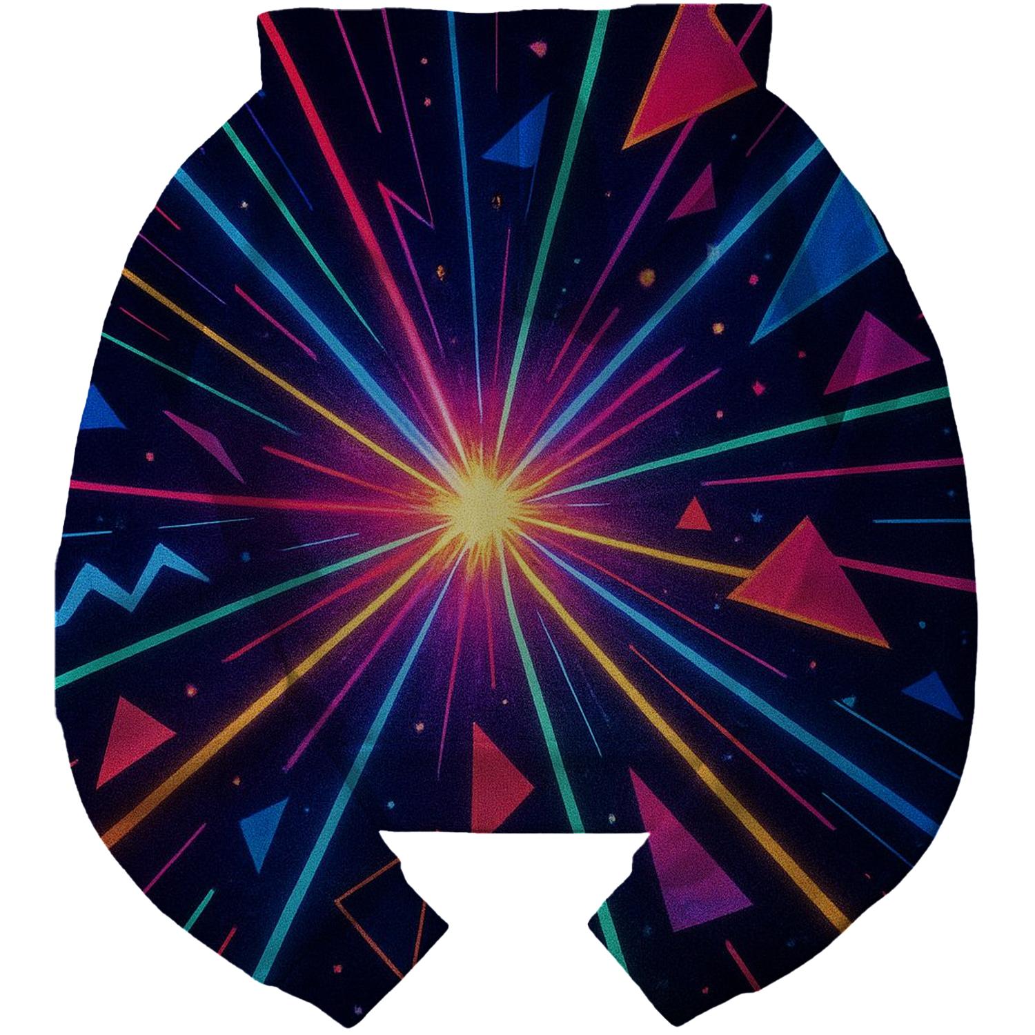 Laser Light Show Cropped Hoodie