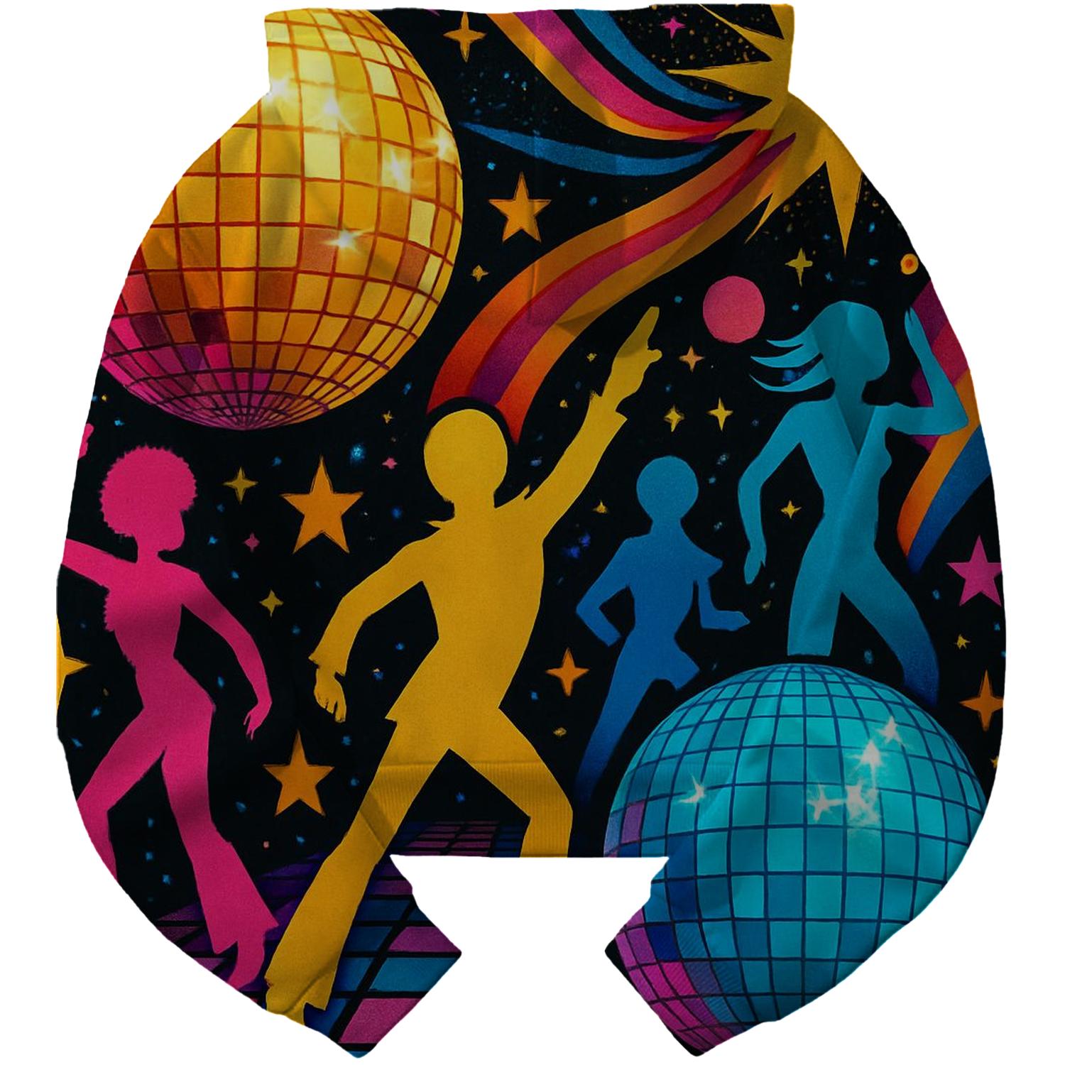 Disco Inferno Cropped Hoodie