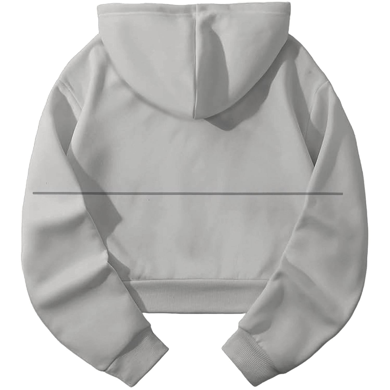 Clean Horizon Line Cropped Hoodie