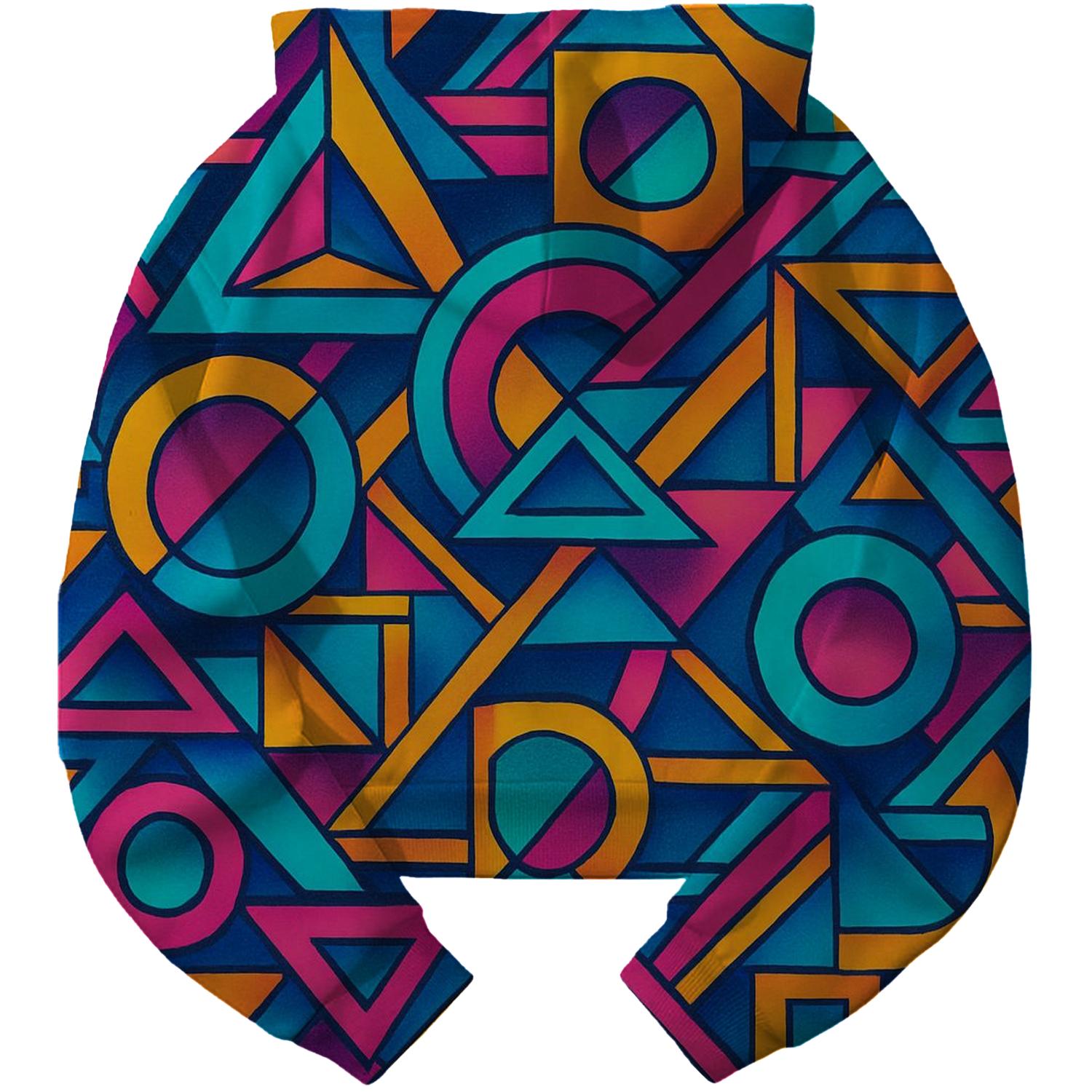 Electric Pop Geometry Hoodie