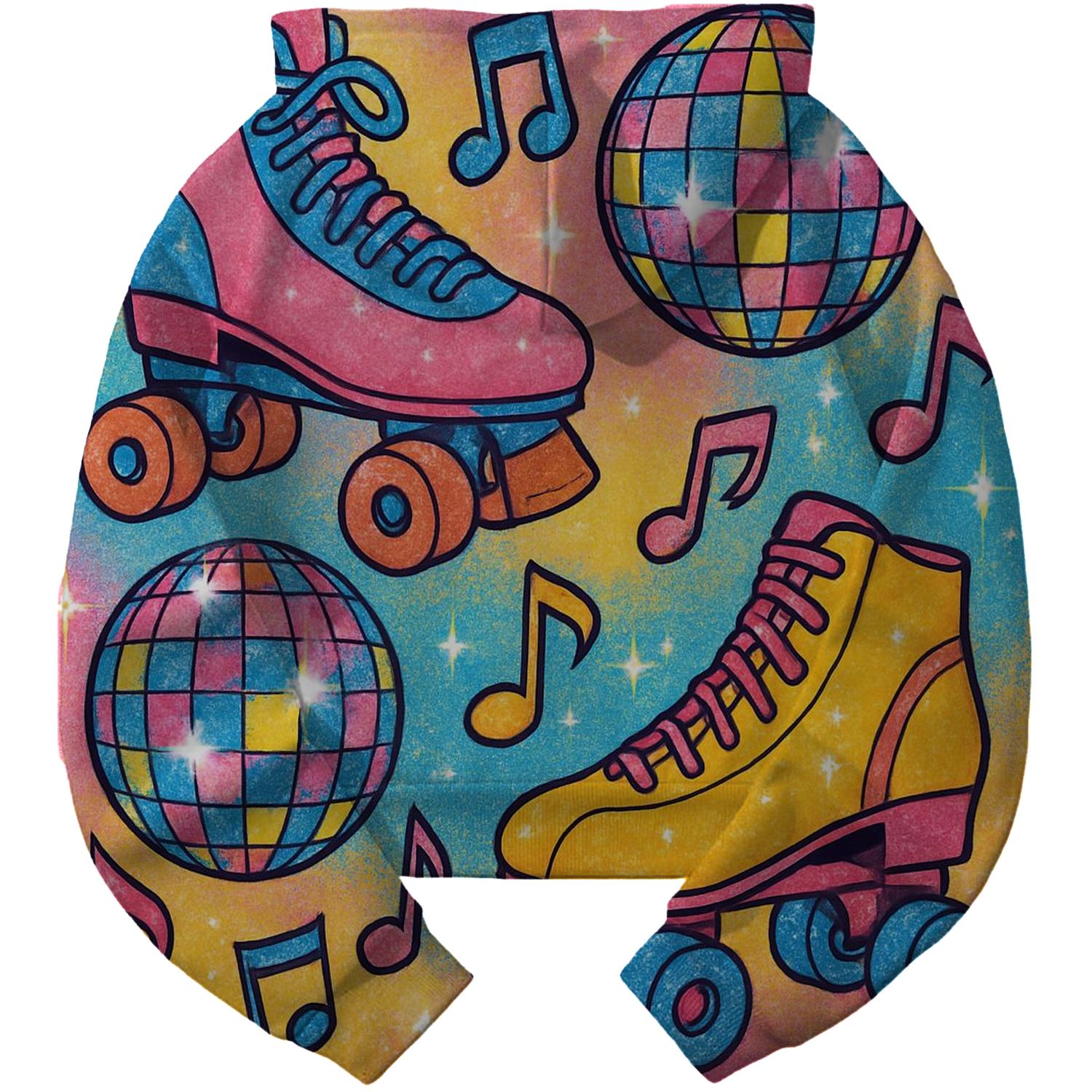 Radical Retro Roller Skate Hoodie