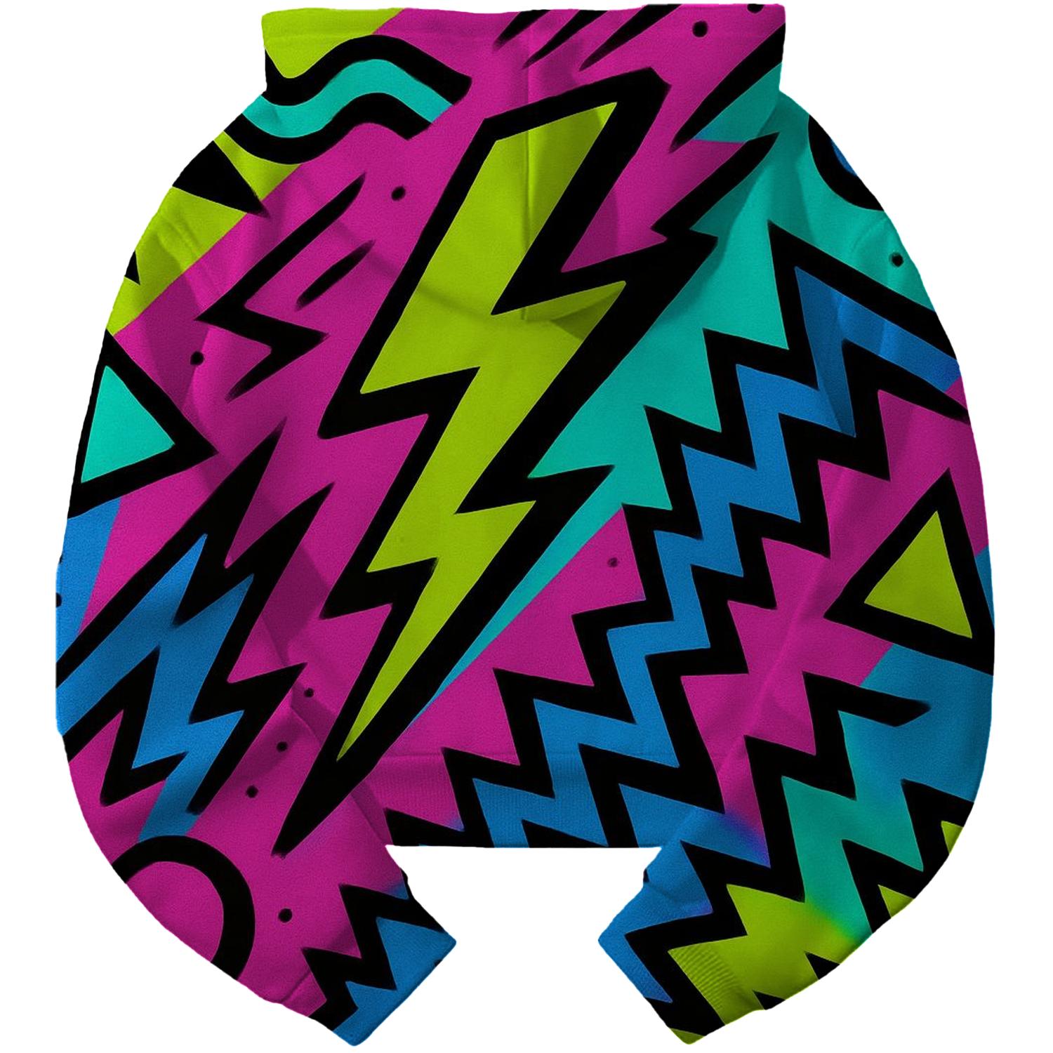 Electric 80s Graphic Hoodie