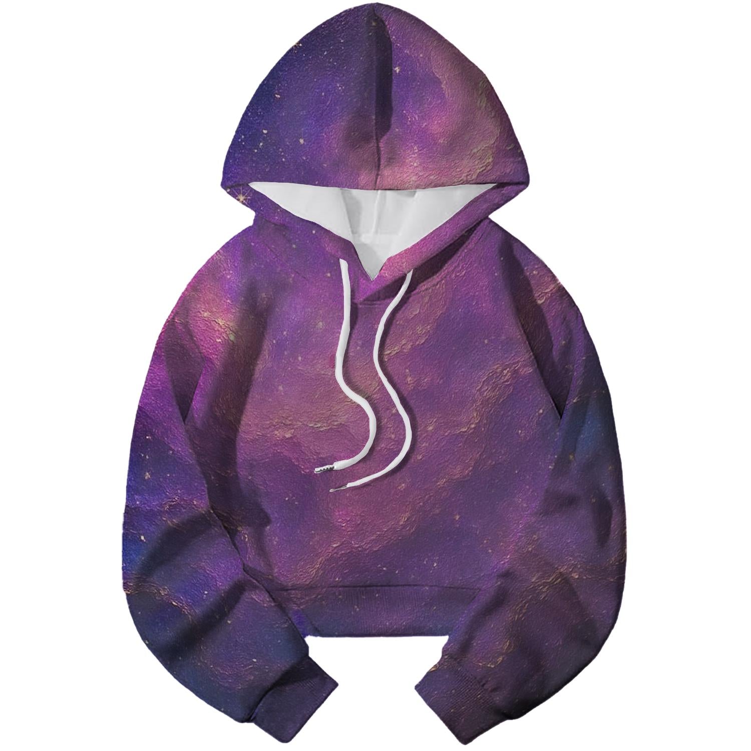Nebula Whisper Cropped Hoodie