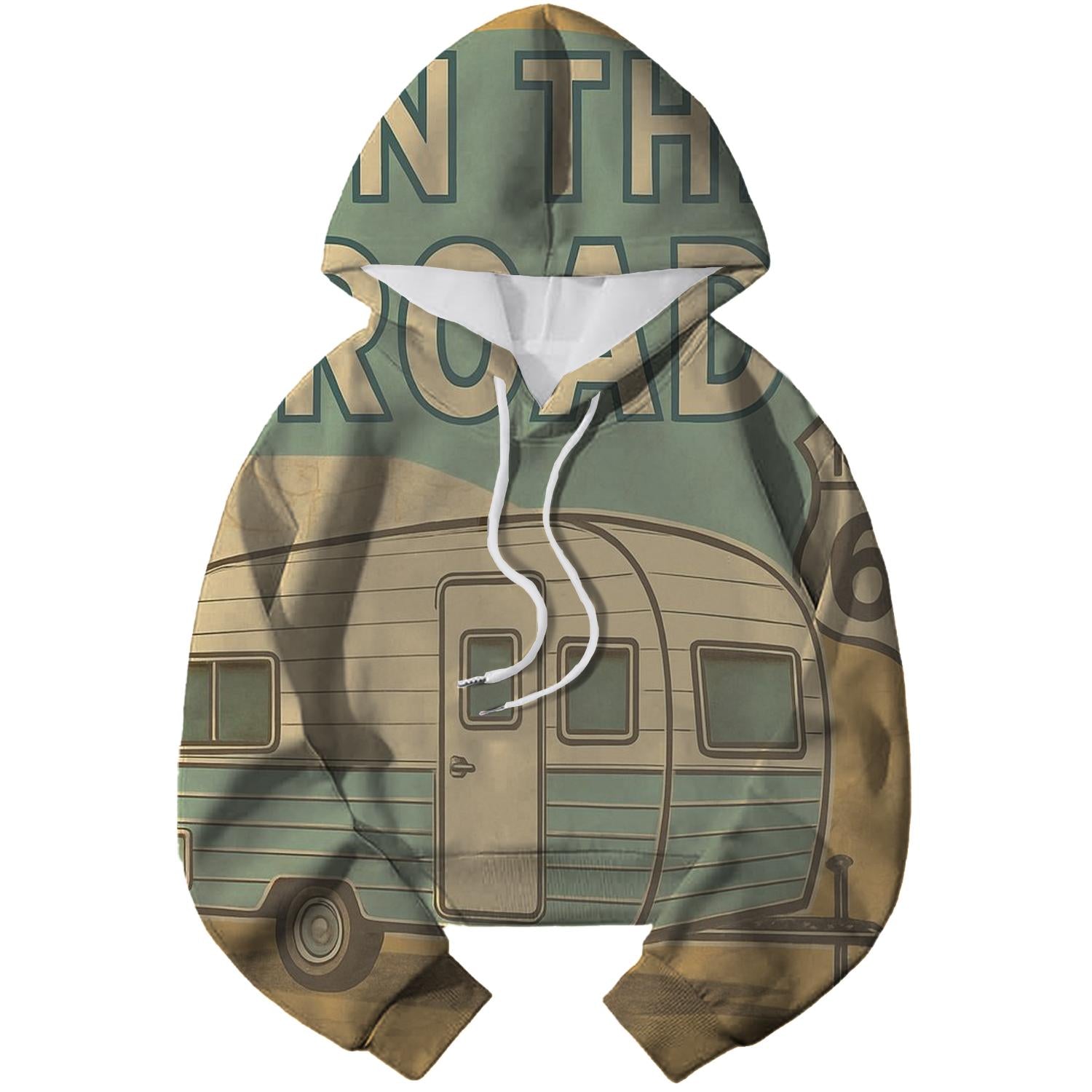 Rustic Caravan Roadway Hoodie