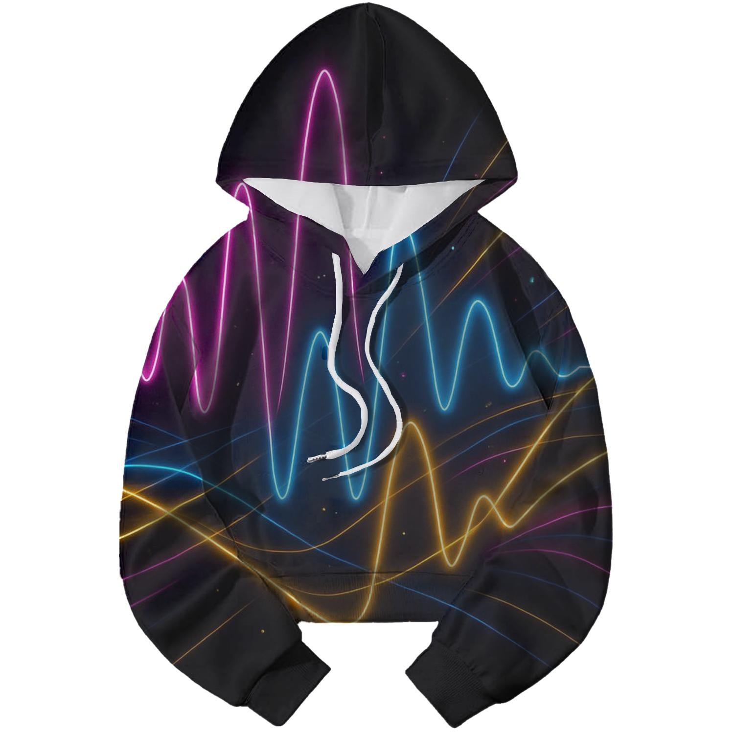 Rave Revolution Cropped Hoodie