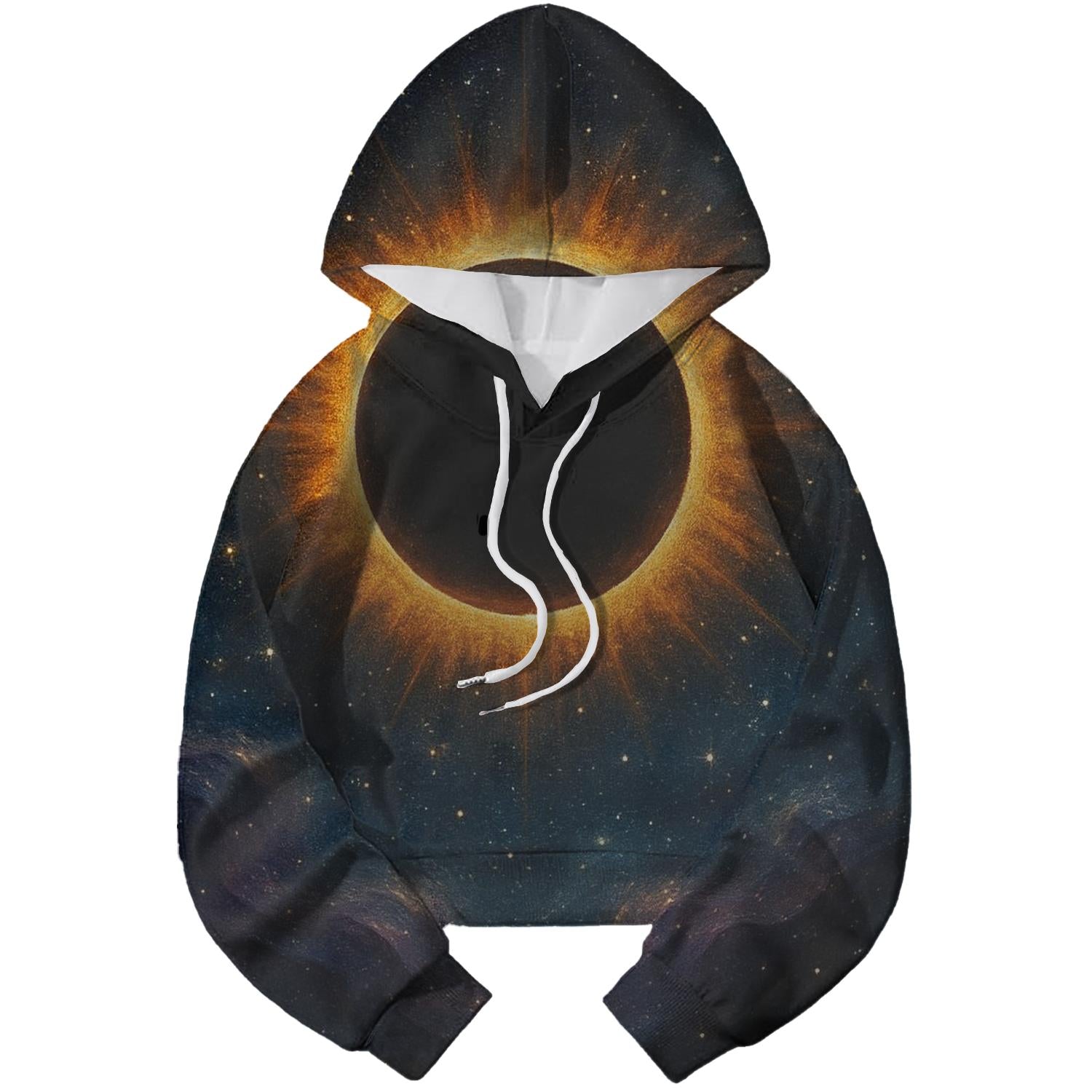 Eclipse of Dreams Cropped Hoodie