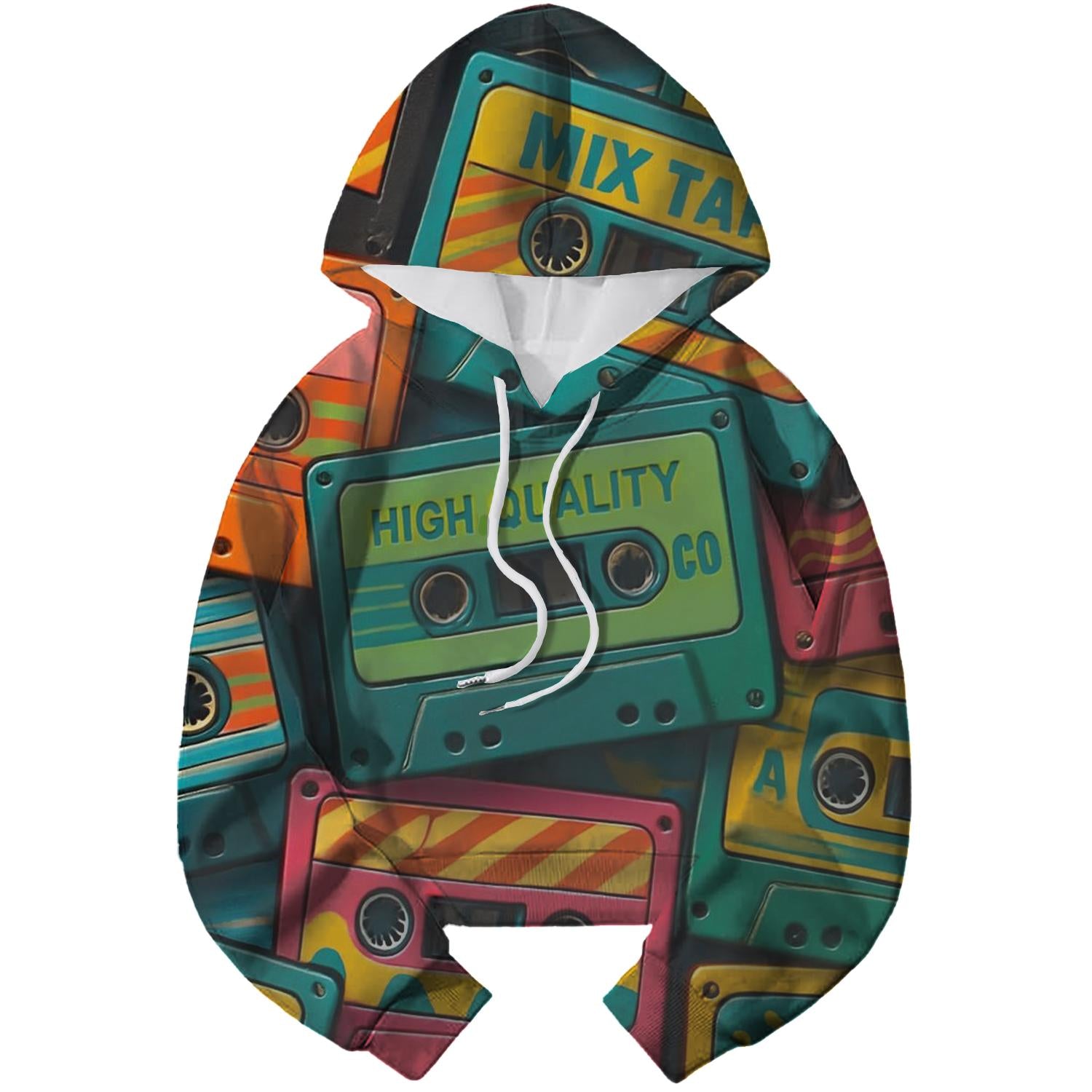 Cassette Tape Classics Cropped Hoodie