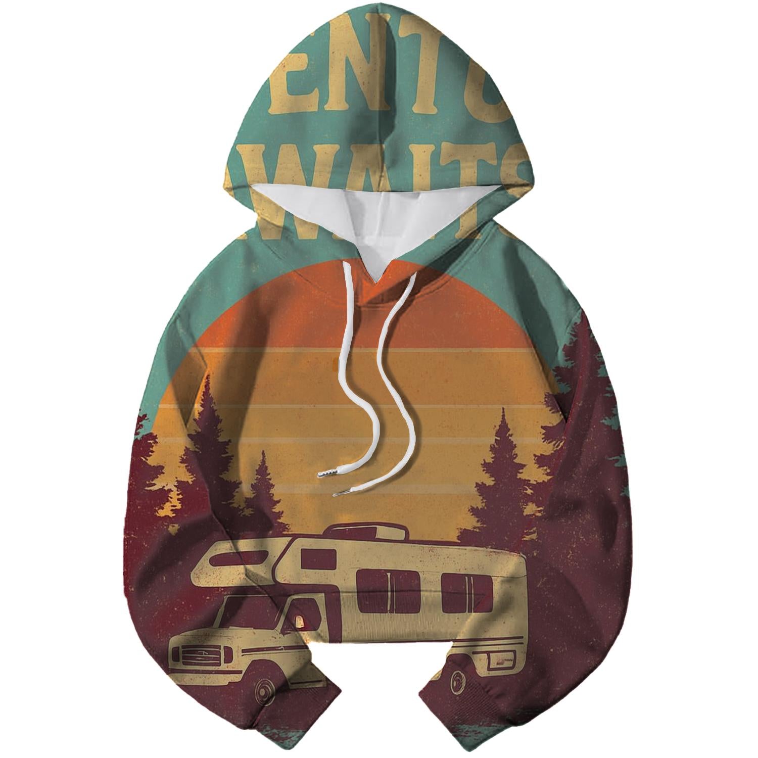 Retro Camper Roadtrip Hoodie