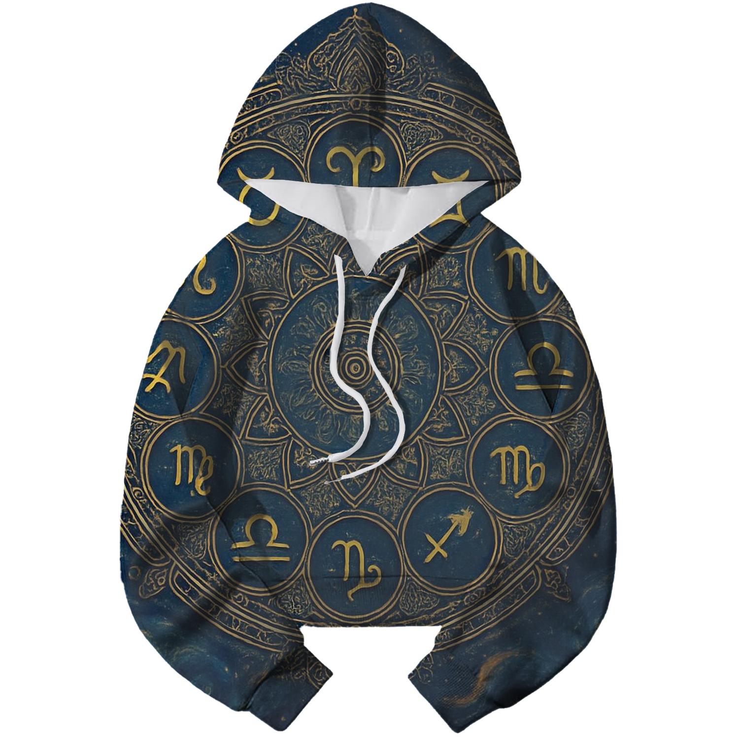 Celestial Zodiac Mandala Hoodie