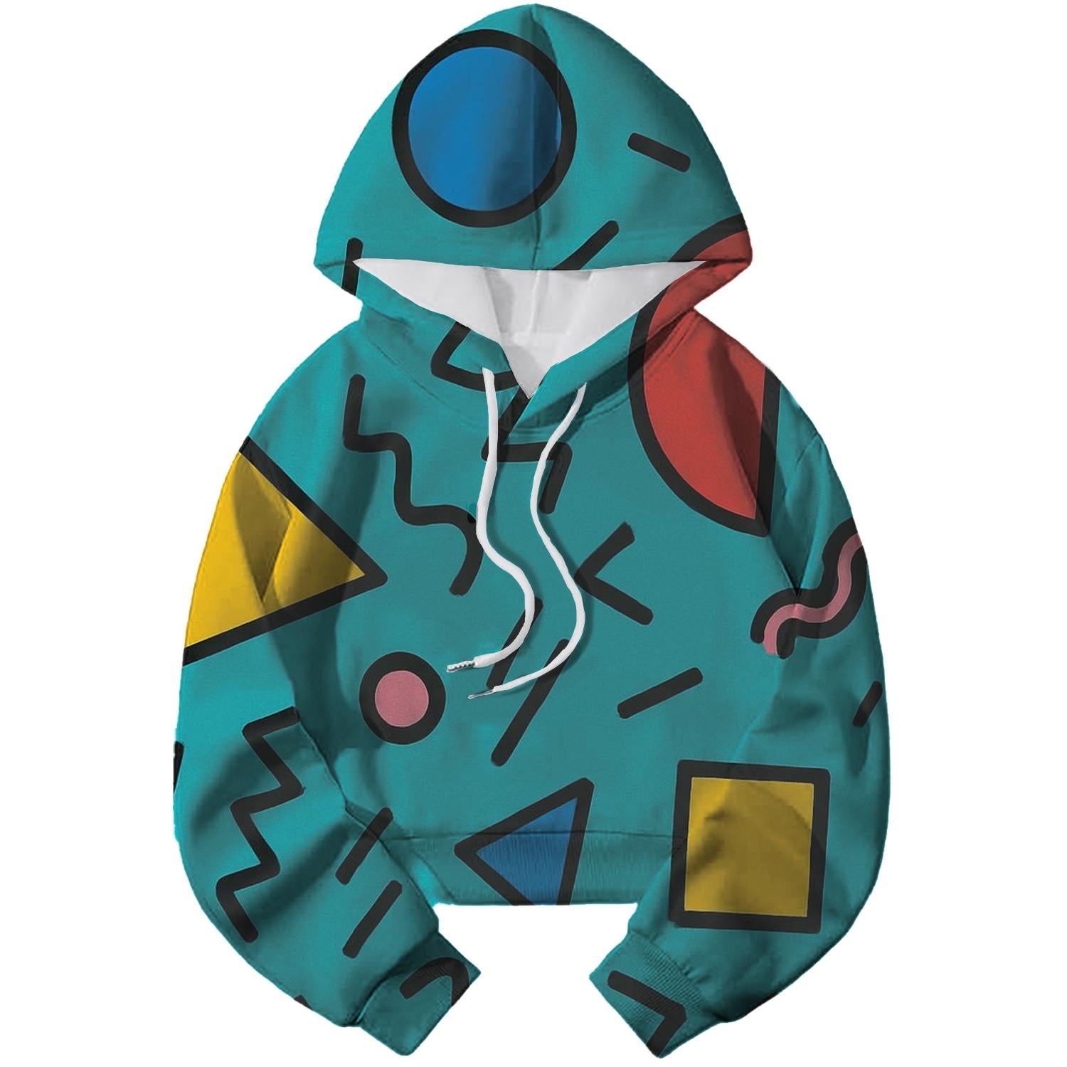 Funky 80s Pattern Hoodie