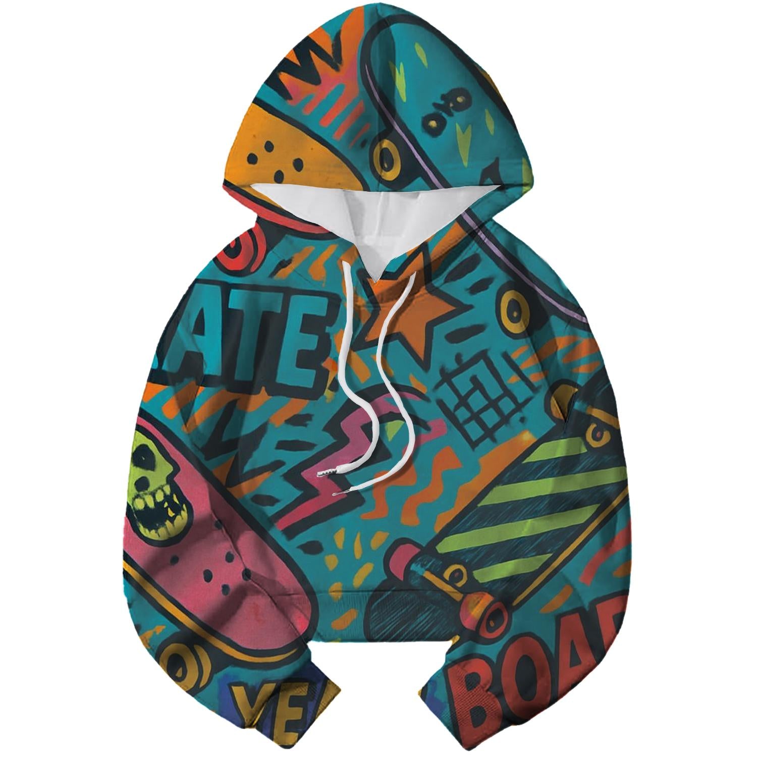 Radical Skate Culture Cropped Hoodie