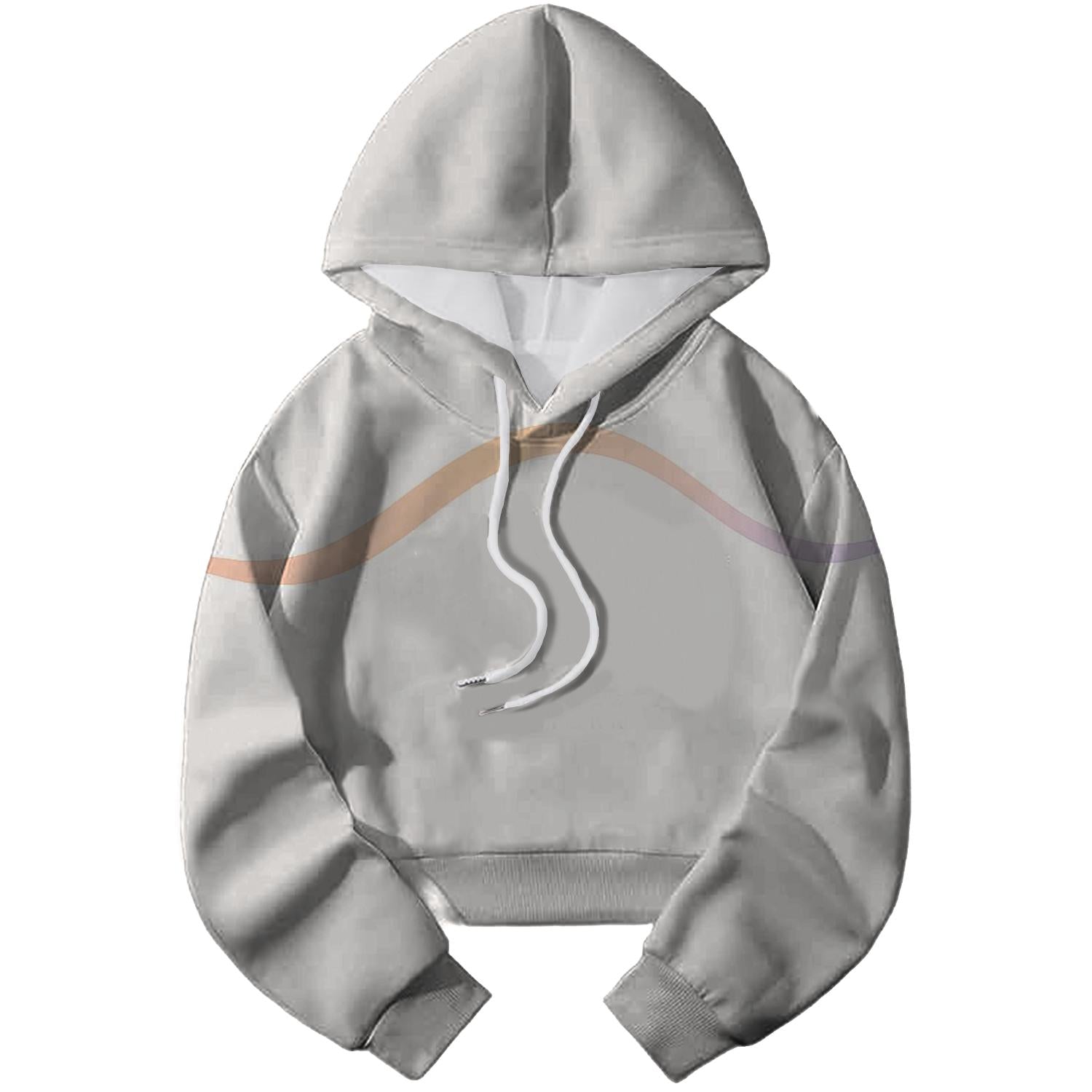 Single Stroke Horizon Cropped Hoodie