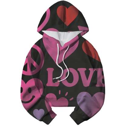 Electric Love Cropped Hoodie