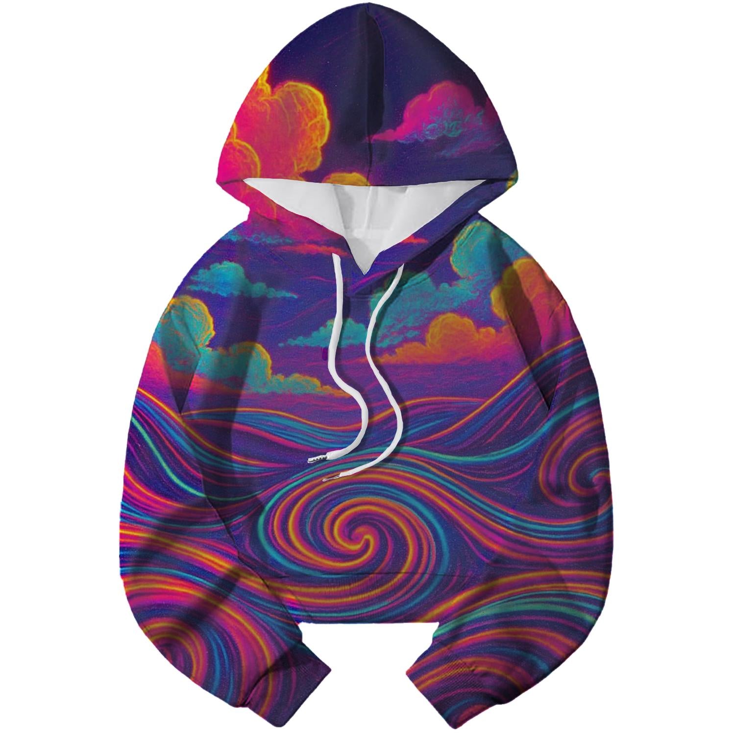 Electric Dreams Cropped Hoodie