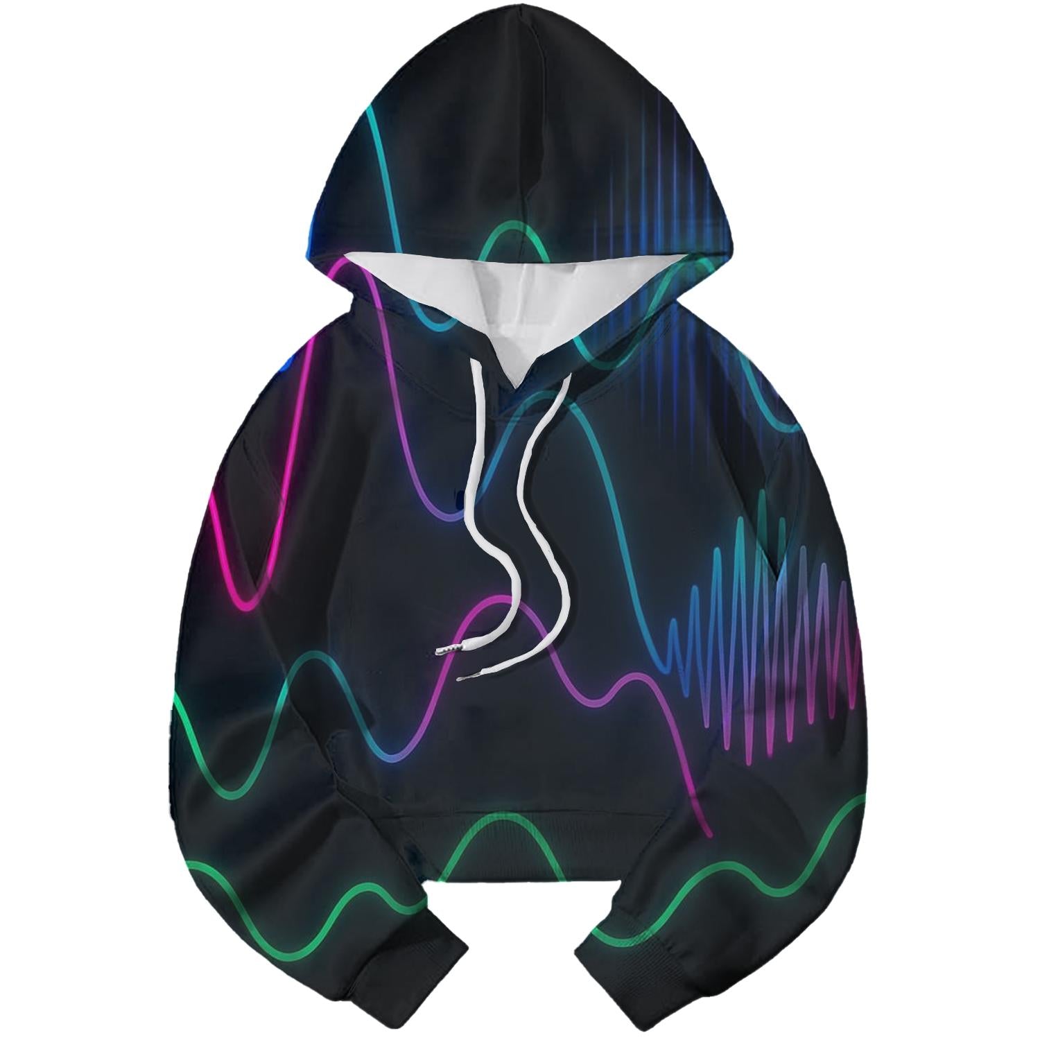 Synthesized Dreams Cropped Hoodie