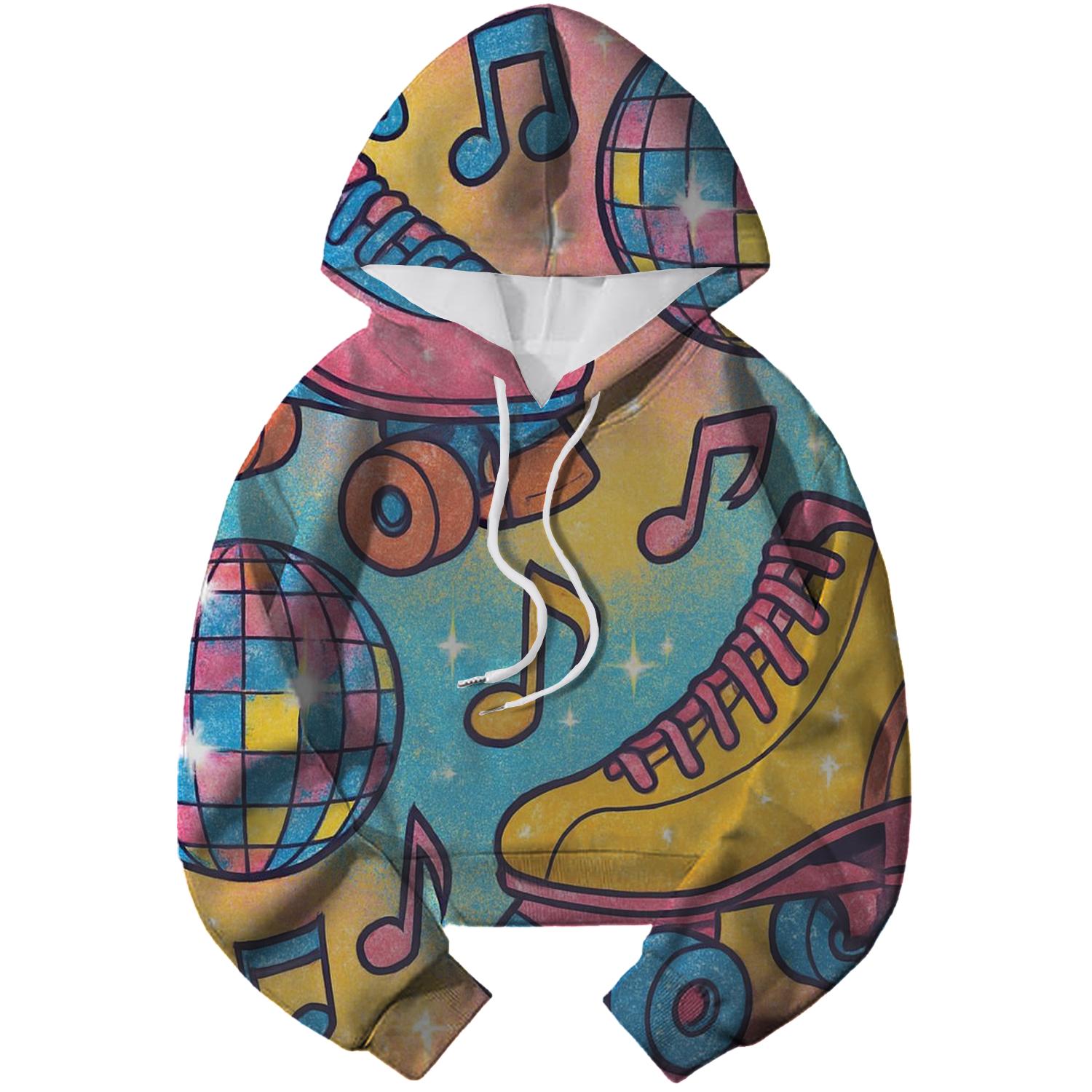 Radical Retro Roller Skate Hoodie
