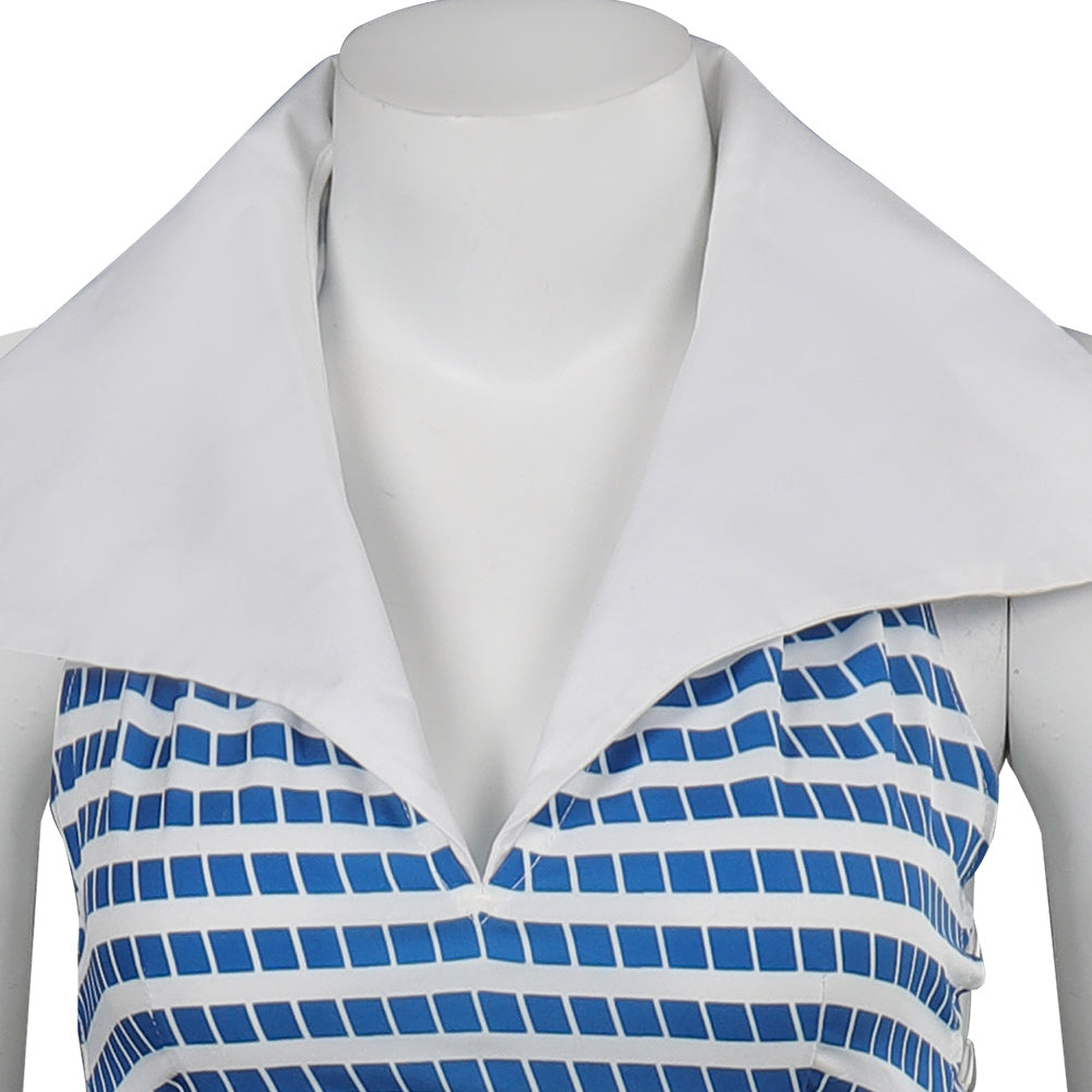 Striped Beach Outfits Suit-Soco Hoodie