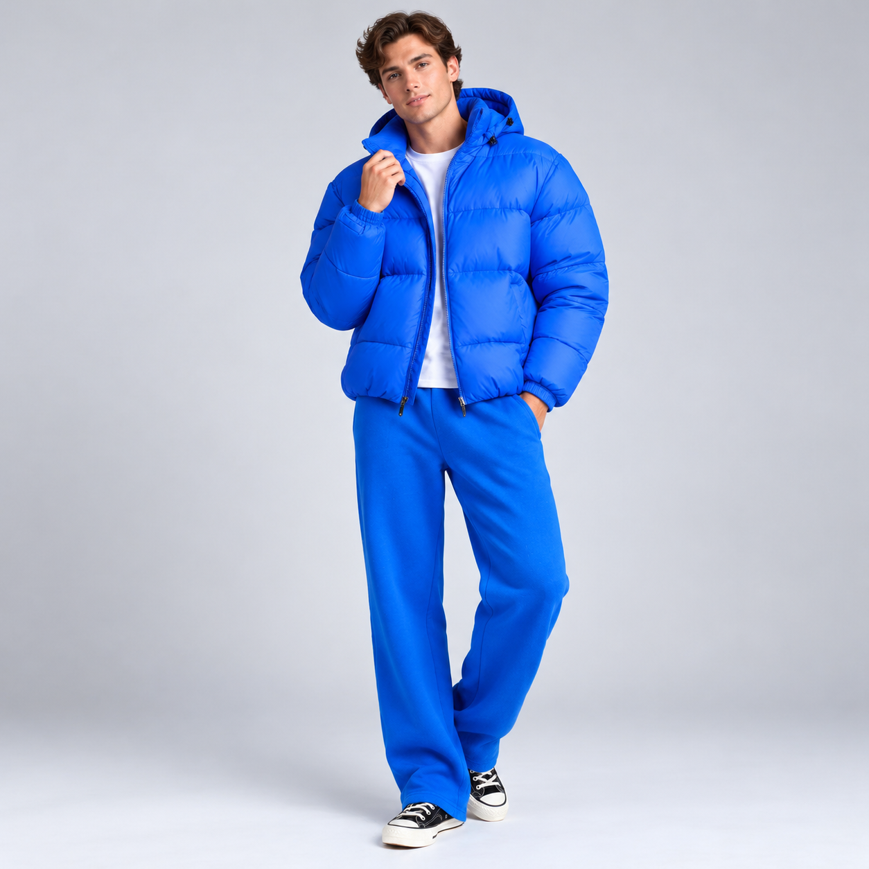 Casual Comfort Classic Puffer Insulated Jacket For Men