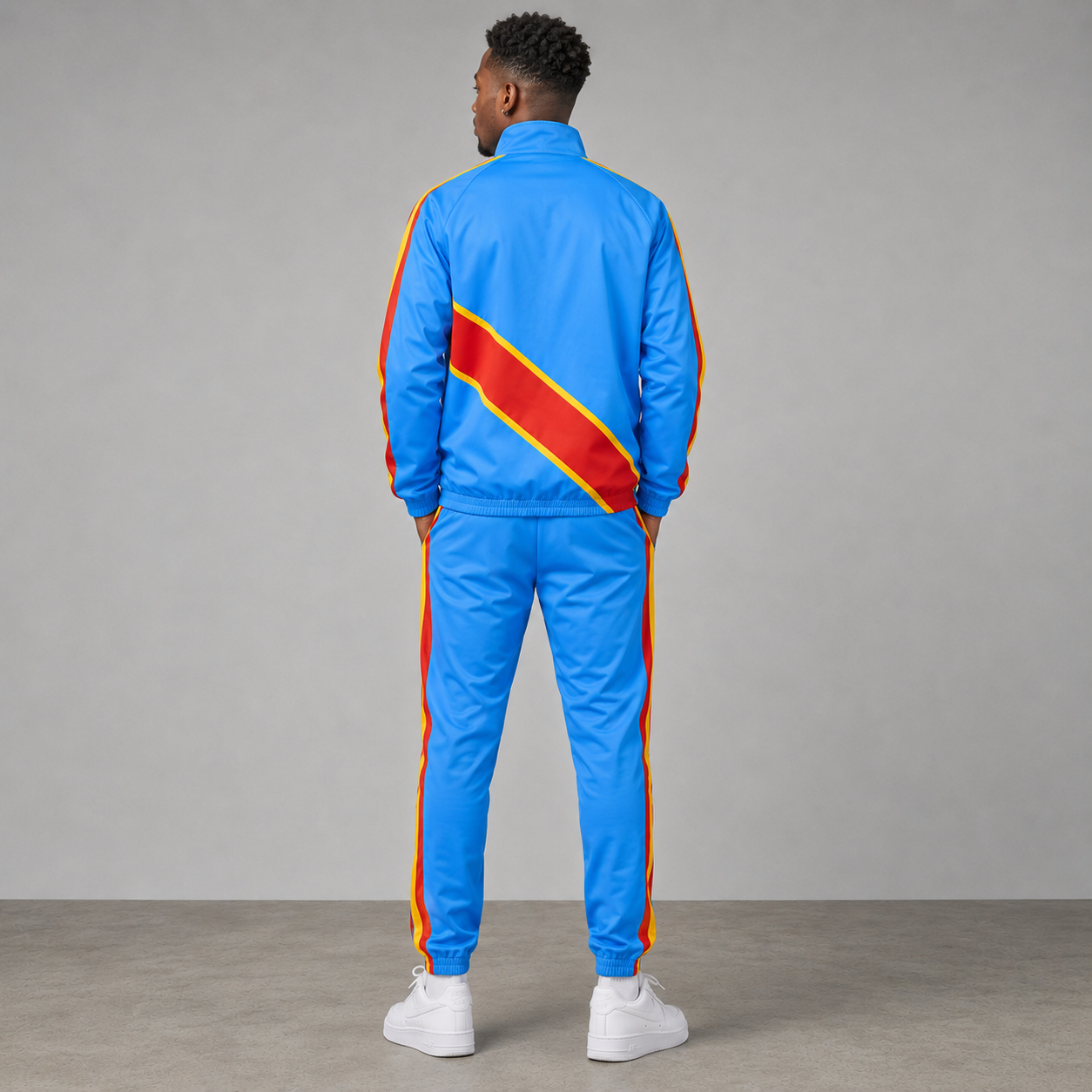 World Cup 2026 Themed Democratic Republic Of The Congo Football Fan Sweatshirt And Jogger Set