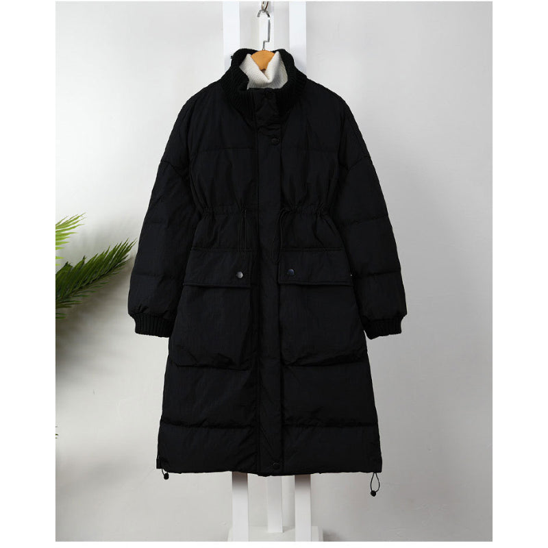 Cotton Thickened Long Parkas Coat for Women-Soco Hoodie