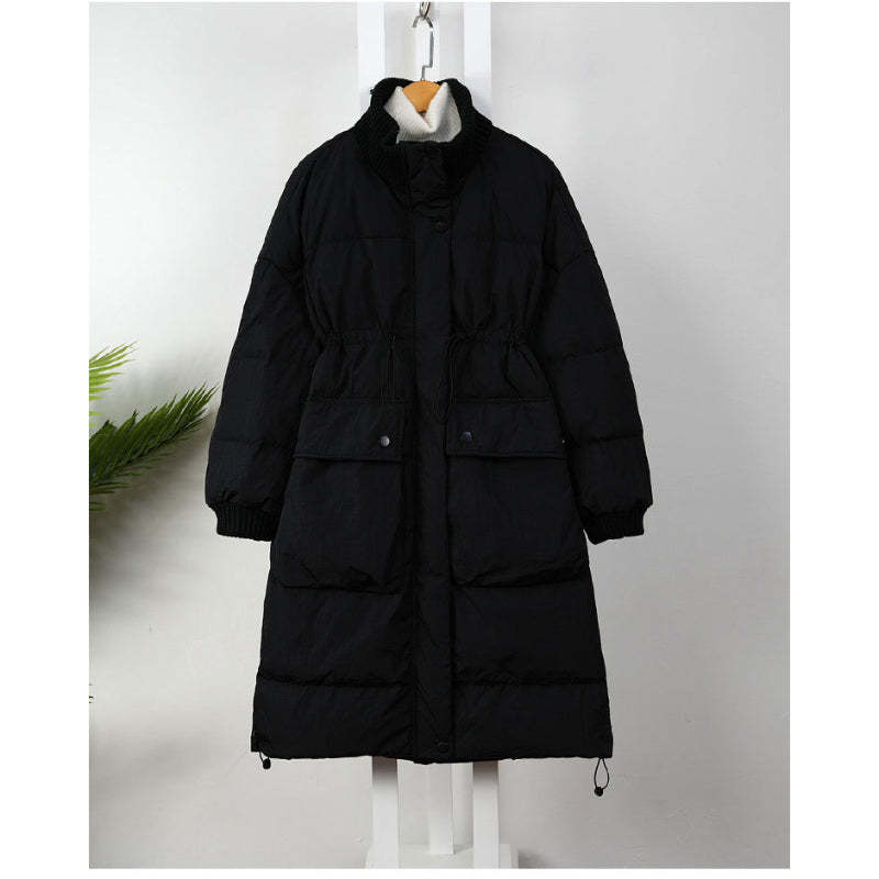 Cotton Thickened Long Parkas Coat for Women-Soco Hoodie