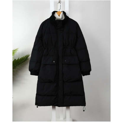 Cotton Thickened Long Parkas Coat for Women-Soco Hoodie