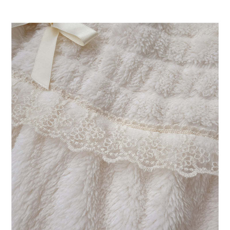 Korean Lace Long Pajama Set For Women-Soco Hoodie