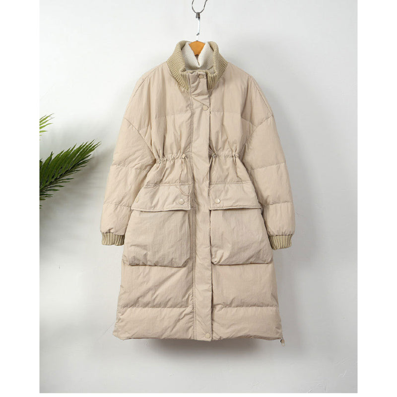 Cotton Thickened Long Parkas Coat for Women-Soco Hoodie
