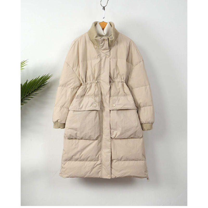 Cotton Thickened Long Parkas Coat for Women-Soco Hoodie