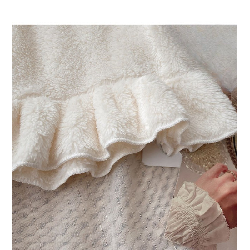 Korean Lace Long Pajama Set For Women-Soco Hoodie