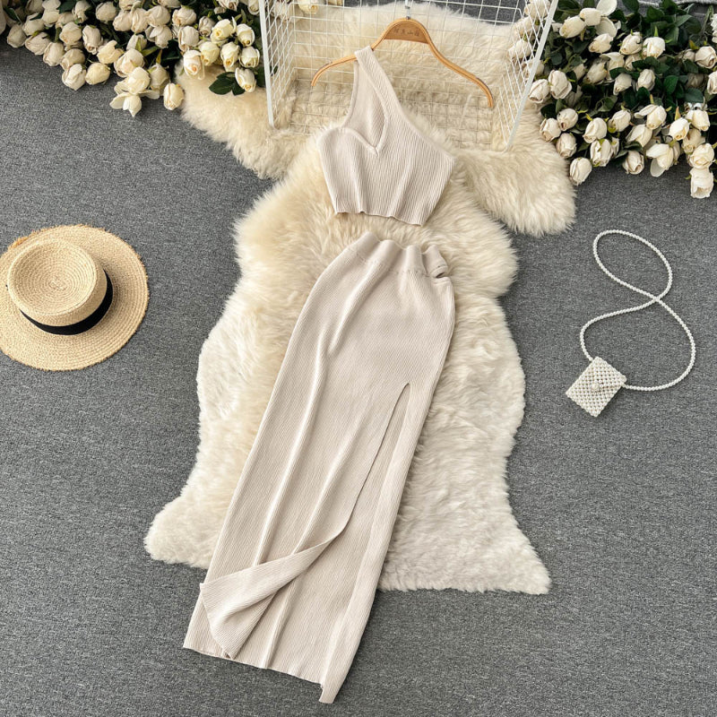 French Retro Knitted Skirts Cap-Soco Hoodie