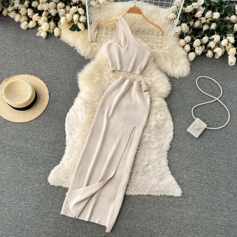 French Retro Knitted Skirts Cap-Soco Hoodie