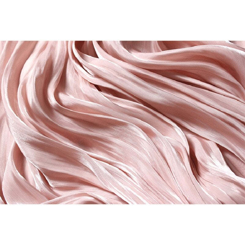 Shiny Silky Gloss Casual Midi Skirt For Women-Soco Hoodie