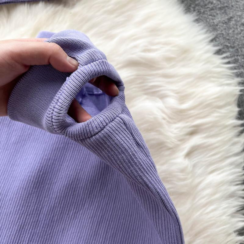 French Retro Knitted Skirts Cap-Soco Hoodie