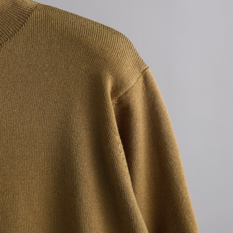 Knitted Sweater Pullover With Pants Two-Piece Set-Soco Hoodie