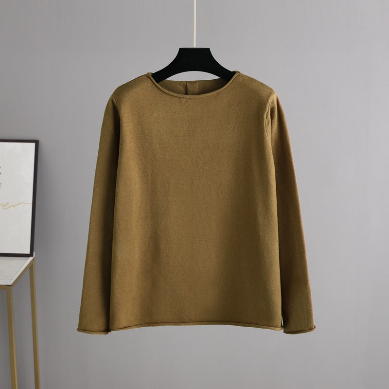 Solid Soft Knitted Wide-Leg Pants Set-Soco Hoodie